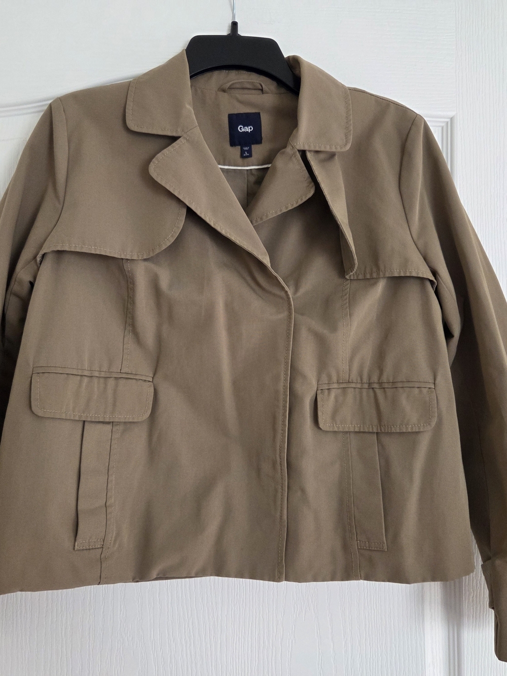 GAP Short Trench Coat in Tan